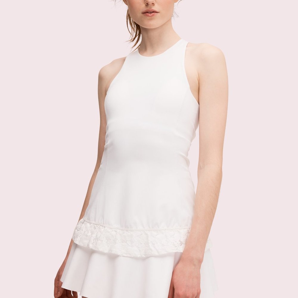 SOLD-Kate Spade textured lace tennis dress